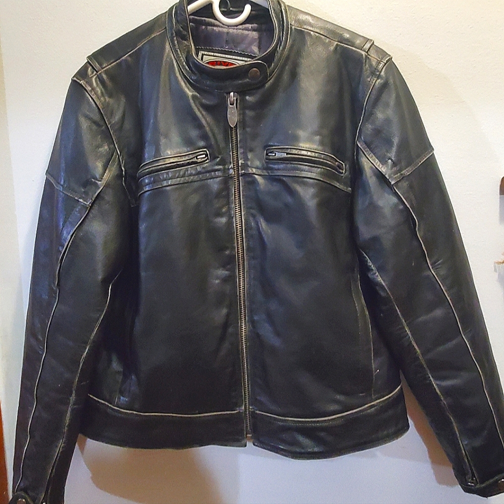 Women's leather jacket size 2XL